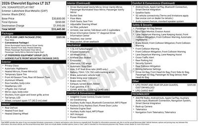 New 2026 Chevrolet Equinox - photo 1