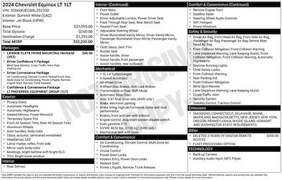 Used 2024 Chevrolet Equinox LT for sale #A50896 - photo 1