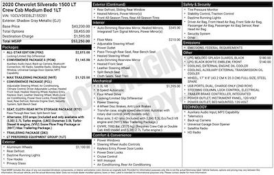 2020 Chevrolet Silverado 1500 Crew Cab 4WD Pickup for sale #A50929 - photo 1