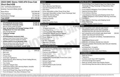 Used 2022 GMC Sierra 1500 AT4 Crew Cab for sale #A50990 - photo 2