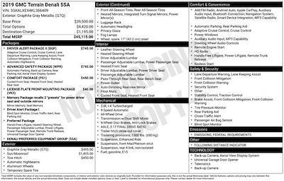 Used 2019 GMC Terrain Denali for sale #A50998 - photo 1