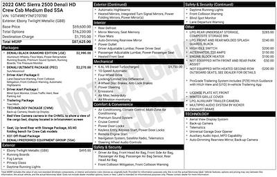 Used 2022 GMC Sierra 2500 Denali Crew Cab for sale #A50999 - photo 1