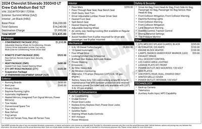 Used 2024 Chevrolet Silverado 3500 LT Crew Cab for sale #A51008 - photo 1