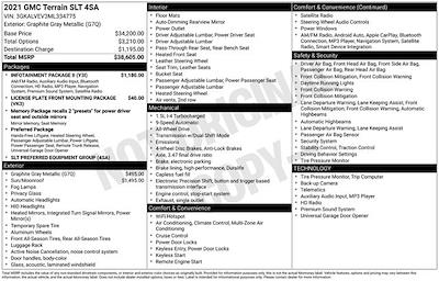 Used 2021 GMC Terrain - photo 1