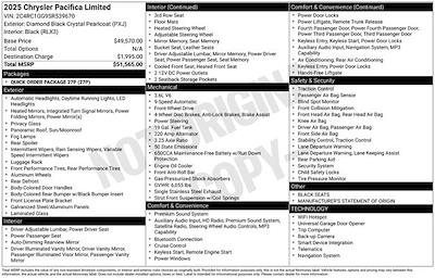 Used 2025 Chrysler Pacifica - photo 1