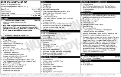 Used 2022 Chevrolet Trax - photo 1