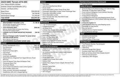 Used 2023 GMC Terrain - photo 1