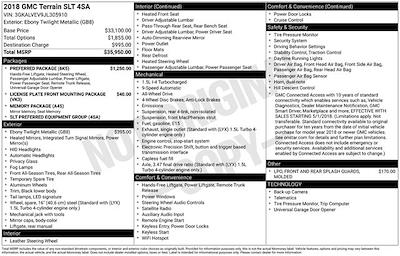 Used 2018 GMC Terrain - photo 1