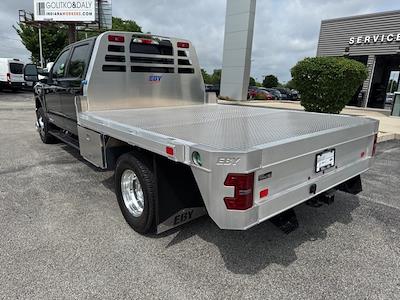 New 2025 Ford F-350 Lariat Crew Cab 4x4 9' M H EBY Aluminum Flatbed Truck with Gooseneck Hitch for sale #T48744 - photo 2
