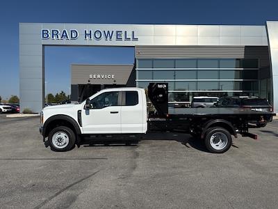 New 2025 Ford F-550 XL Super Cab 4x4 DownEaster Steel Flatbed Truck with Hoist for sale #T92421 - photo 1