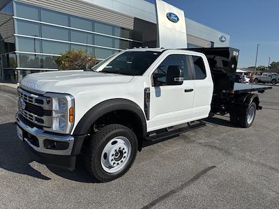 New 2025 Ford F-550 XL Super Cab 4x4 DownEaster Steel Flatbed Truck with Hoist for sale #T92421 - photo 2