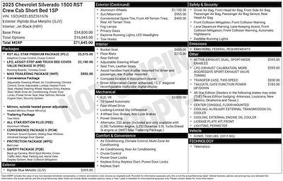 2025 Chevrolet Silverado 1500 Crew Cab 4WD Pickup for sale #4055FB - photo 2