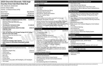 2025 Chevrolet Silverado 1500 Crew Cab 4WD Pickup for sale #4124FB - photo 2