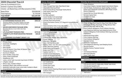 2025 Chevrolet Trax FWD SUV for sale #4130FB - photo 2