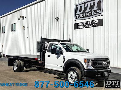 Used 2021 Ford F-450 Regular Cab 4x4 Flatbed Truck for sale #17012Mwts - photo 1