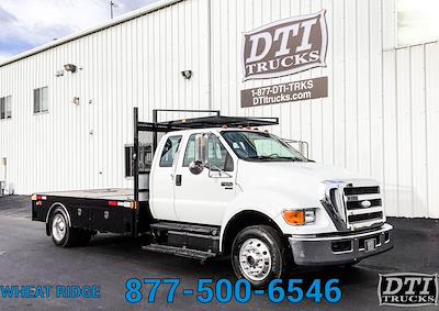 Used 2008 Ford F-650 Super Cab Flatbed Truck for sale #17518Mwts - photo 1