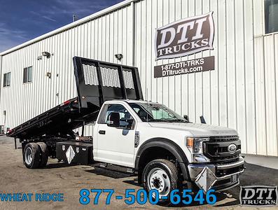 Used 2022 Ford F-550 Regular Cab Flatbed Truck for sale #17609Mwts - photo 1