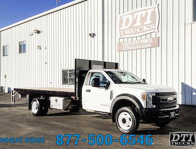 Used 2019 Ford F-450 Regular Cab Flatbed Truck for sale #17772Mwts - photo 1