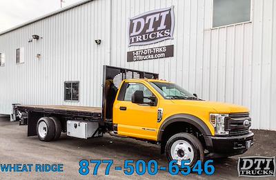 Used 2019 Ford F-450 Regular Cab Flatbed Truck for sale #17792Mwts - photo 1