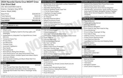 2024 Hyundai Santa Cruz Double Cab AWD Pickup for sale #CC10846A - photo 1