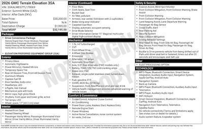 2026 GMC Terrain FWD SUV for sale #CU6610 - photo 2