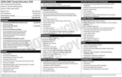 2026 GMC Terrain AWD SUV for sale #CU72285 - photo 2