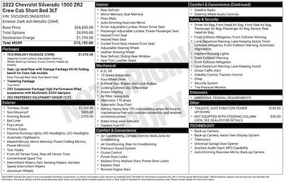 2022 Chevrolet Silverado 1500 Crew Cab 4x4 Pickup for sale #CV2364A - photo 2