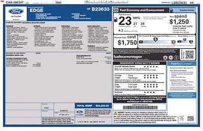 2020 Ford Edge AWD SUV for sale #CF2184A - photo 2