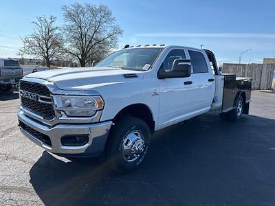 2024 Ram 3500 Crew Cab DRW 4x4, CM Truck Beds TM Deluxe Flatbed Truck for sale #MA19405F - photo 1