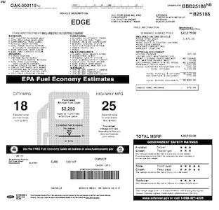 2011 Ford Edge AWD SUV for sale #FU11779A - photo 1