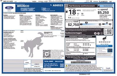 2026 Ford Bronco 4WD SUV for sale #HF4019 - photo 1