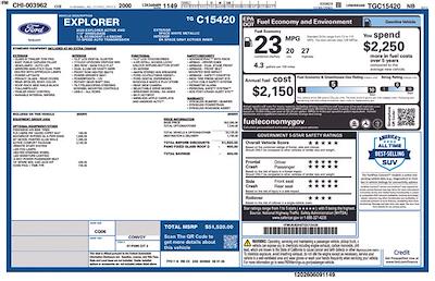 2026 Ford Explorer 4WD SUV for sale #HF4095 - photo 1