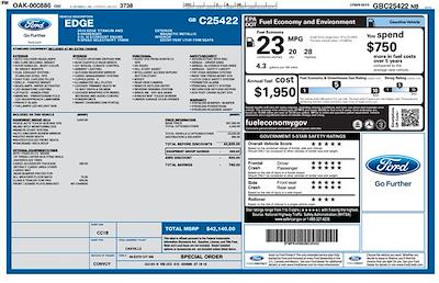 2016 Ford Edge AWD SUV for sale #HFP1641S - photo 1