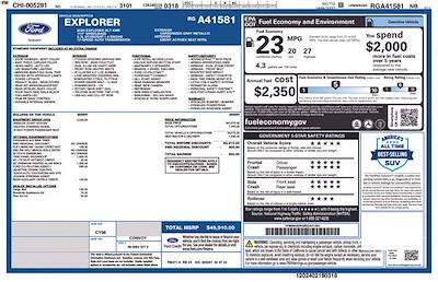 2024 Ford Explorer 4WD SUV for sale #HFP1651 - photo 1