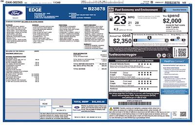 2024 Ford Edge AWD SUV for sale #HFP1752R - photo 1