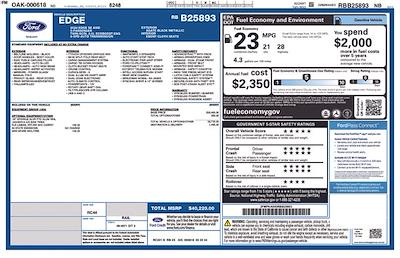 2024 Ford Edge AWD SUV for sale #HFP1757R - photo 1