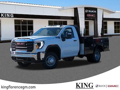 2024 GMC Sierra 3500 Regular Cab RWD, Knapheide PGTD Gooseneck Flatbed Truck for sale #7576 - photo 1