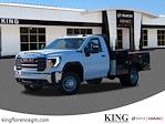 2024 GMC Sierra 3500 Regular Cab RWD, Knapheide PGTD Gooseneck Flatbed Truck for sale #7576 - photo 1