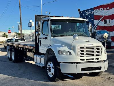 Used 2017 Freightliner M2 106 Conventional Cab Morgan Truck Body Steel Flatbed Truck for sale #JD5738 - photo 1
