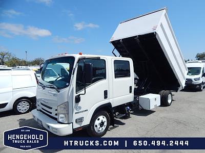 Used 2017 Isuzu NPR-HD Crew Cab Landscape Dump for sale #23710 - photo 1