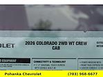 New 2026 Chevrolet Colorado Work Truck Crew Cab for sale #TT1174603 - photo 25