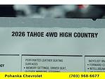 New 2026 Chevrolet Tahoe High Country for sale #TTR238683 - photo 33