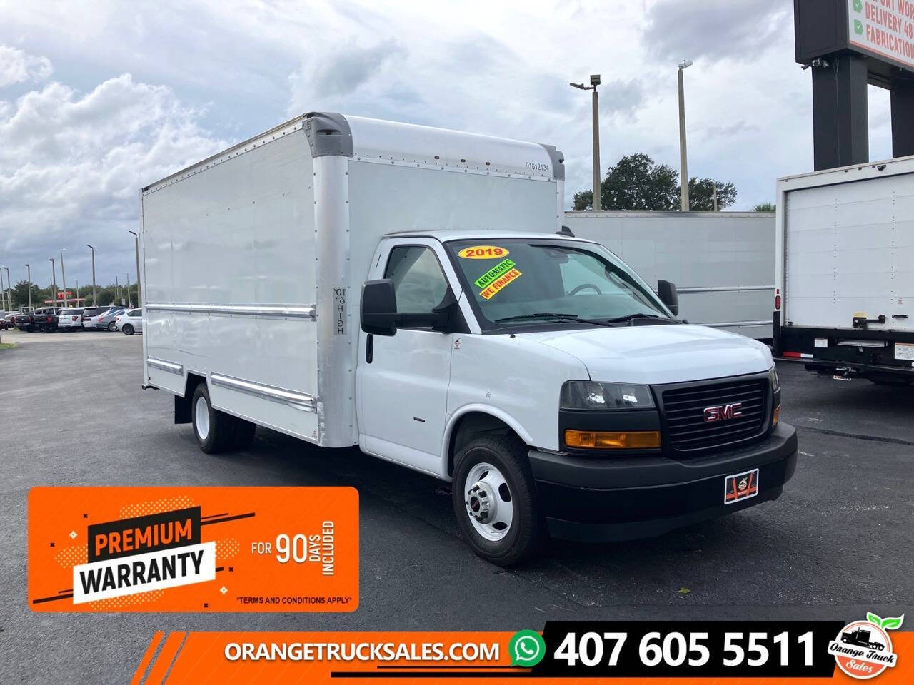 Used 2019 GMC Savana 3500 Box Truck for sale in Orlando, FL #2585
