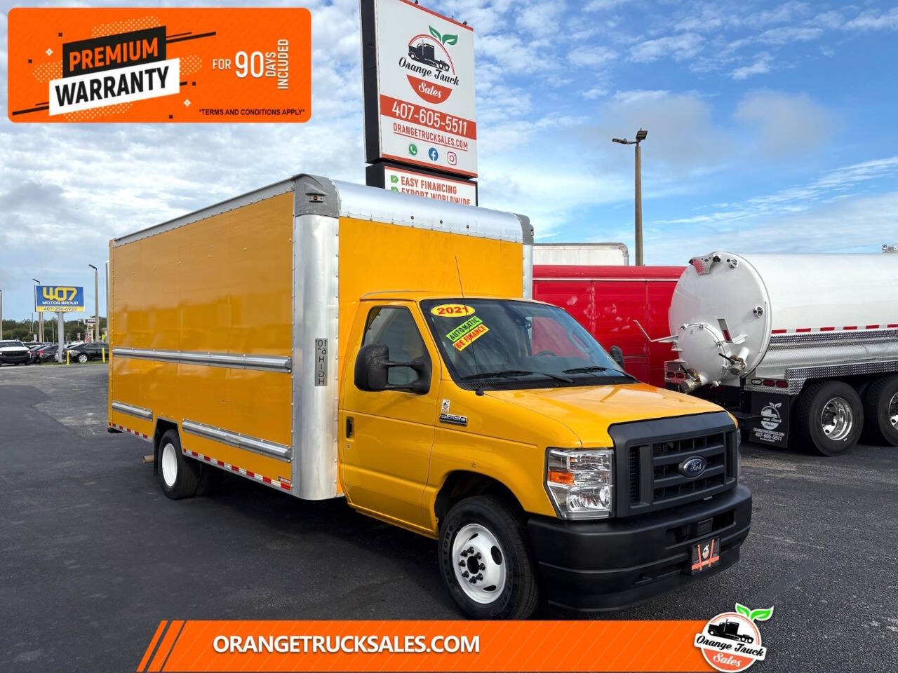 Used 2021 Ford E-350 Box Van - photo 1