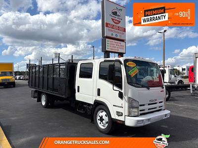 Used 2015 Isuzu NPR Crew Cab Flatbed Truck for sale #2766 - photo 1