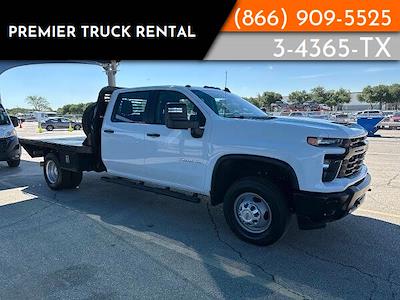 Used 2024 Chevrolet Silverado 3500 Work Truck Crew Cab 4x4 Flatbed Truck for sale #3-4365-TX - photo 1