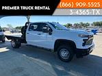 Used 2024 Chevrolet Silverado 3500 Work Truck Crew Cab 4x4 Flatbed Truck for sale #3-4365-TX - photo 1