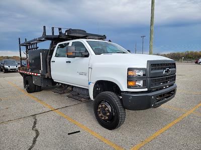Used 2022 Chevrolet Silverado 5500 Flatbed Truck for sale #5-3528-OH - photo 1