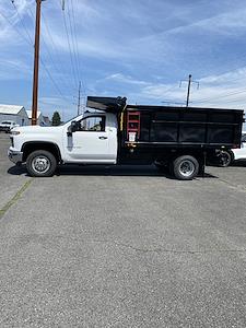 New 2024 Chevrolet Silverado 3500 Work Truck Regular Cab 4WD Blue Ridge Manufacturing Landscape Dump for sale #FURF203944 - photo 1