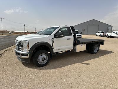 New 2024 Ford F-550 XL Regular Cab 4x4 11' 4" CM Truck Beds Steel Flatbed Truck with Gooseneck Hitch for sale #RDA26819 - photo 1